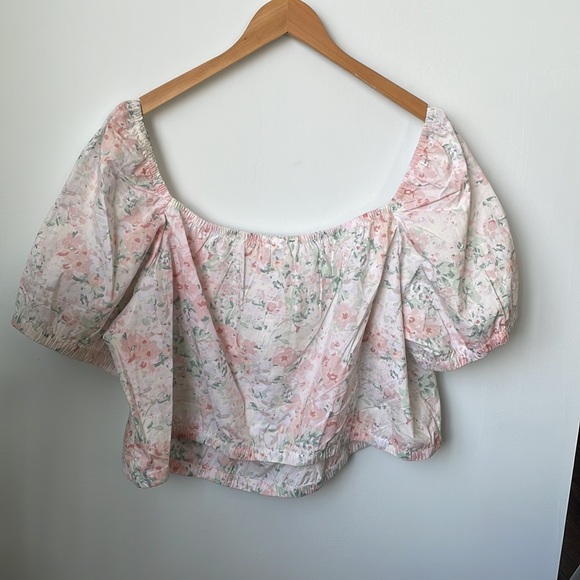 NWT H&M floral crop top - Picture 4 of 4